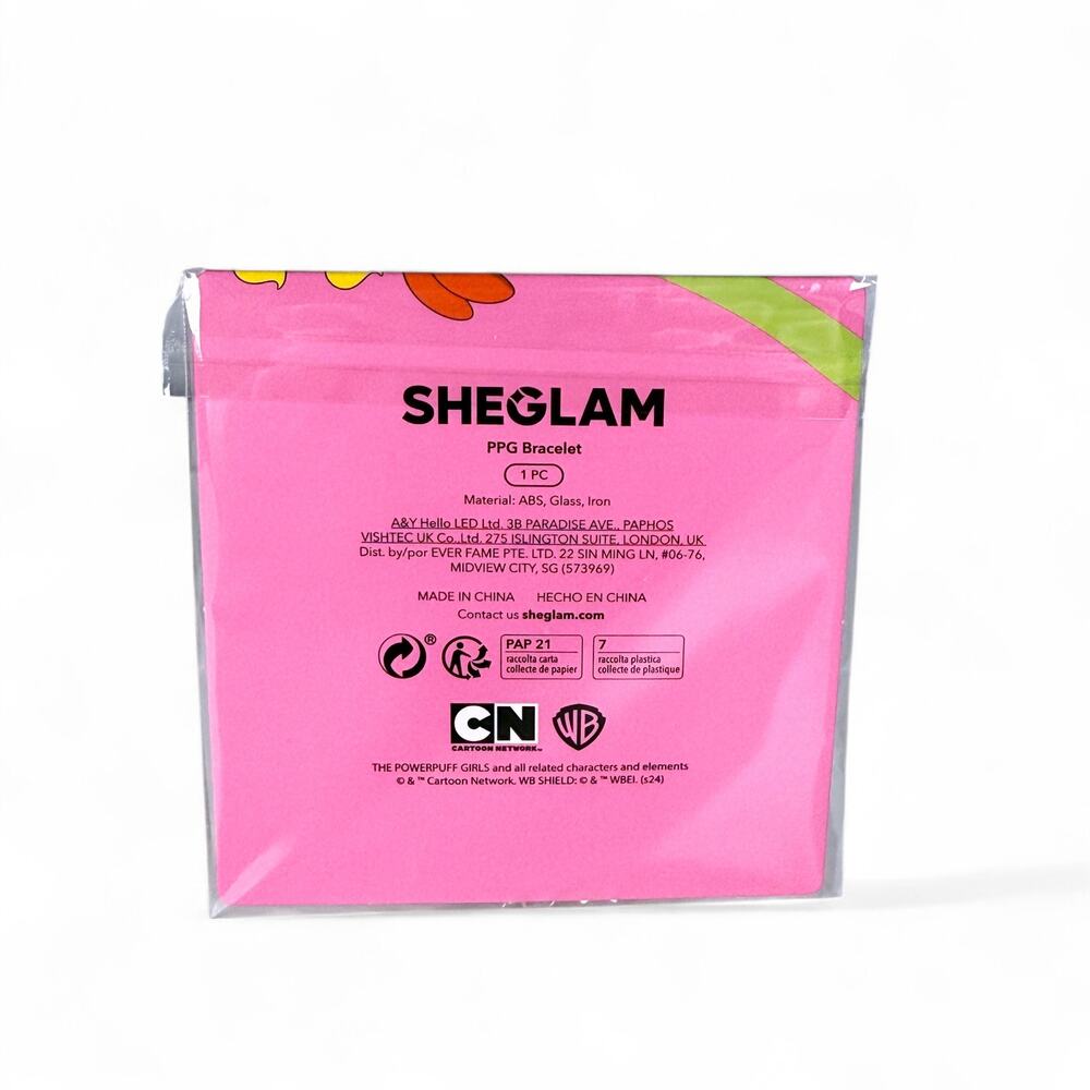 The Powerpuff Girls Beaded Charm Stretch Bracelet Sheglam Exclusive - Picture 2 of 4